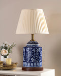 Classic Indigo Floral Table Lamp ( Large )